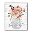 thumbnail image 1 of Stupell Industries Farmhouse Pink Be Still Bouquet Gray Framed Giclee Art, 11 x 14, by Lettered and Lined, 1 of 8