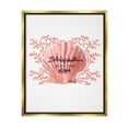 thumbnail image 1 of Stupell Industries Pink Beach Club Shell Animals & Insects Painting Gold Floater Framed Canvas Art Print Wall Art, 17 x 21, 1 of 10