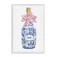 thumbnail image 1 of Stupell Industries Shabby Chic Pink & Blue Flirty Champagne White Framed Giclee Art, 12 x 18, by Mercedes Lopez Charro, 1 of 7