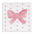 thumbnail image 1 of Stupell Industries Glam Pink Bow on Hearts Canvas Art, 24 x 24, by Lucille Price, 1 of 7