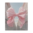 thumbnail image 1 of Stupell Industries Art Deco Pink Bow over City Street Canvas Art, 30 x 40, by The Prints Vibe, 1 of 8