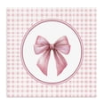thumbnail image 1 of Stupell Industries Traditional Pink Bow with Circular Gingham Canvas Art, 17 x 17, by Christine Simpson Art, 1 of 8