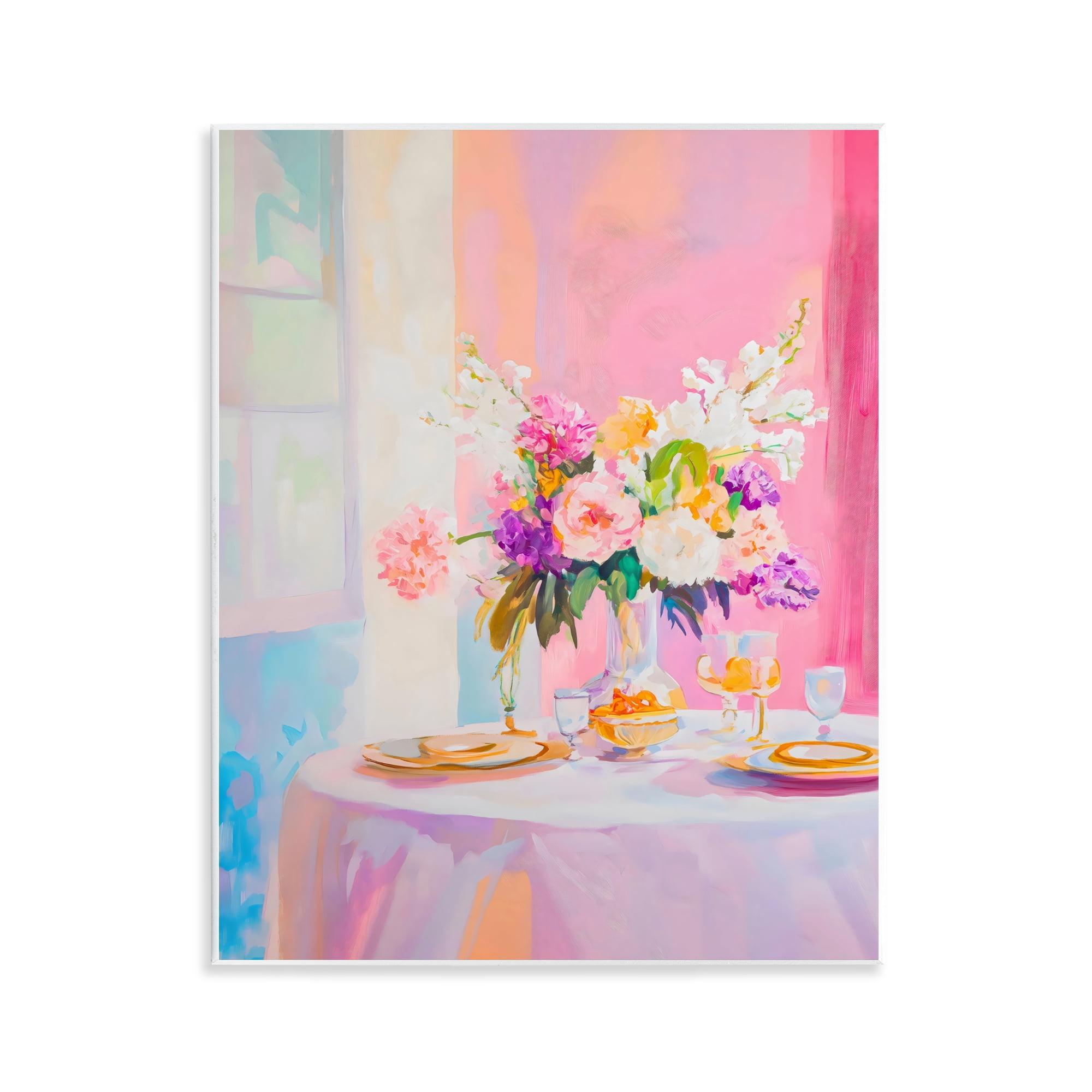 Stupell Industries Pink Brunch with Romantic Bouquet Wall Plaque Art, design by The Prints Vibe