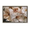 thumbnail image 1 of Stupell Industries Contemporary Pink Brushstroke Petals Brown Floating Frame Canvas Art, 25 x 17, by Jacky Ngan, 1 of 8
