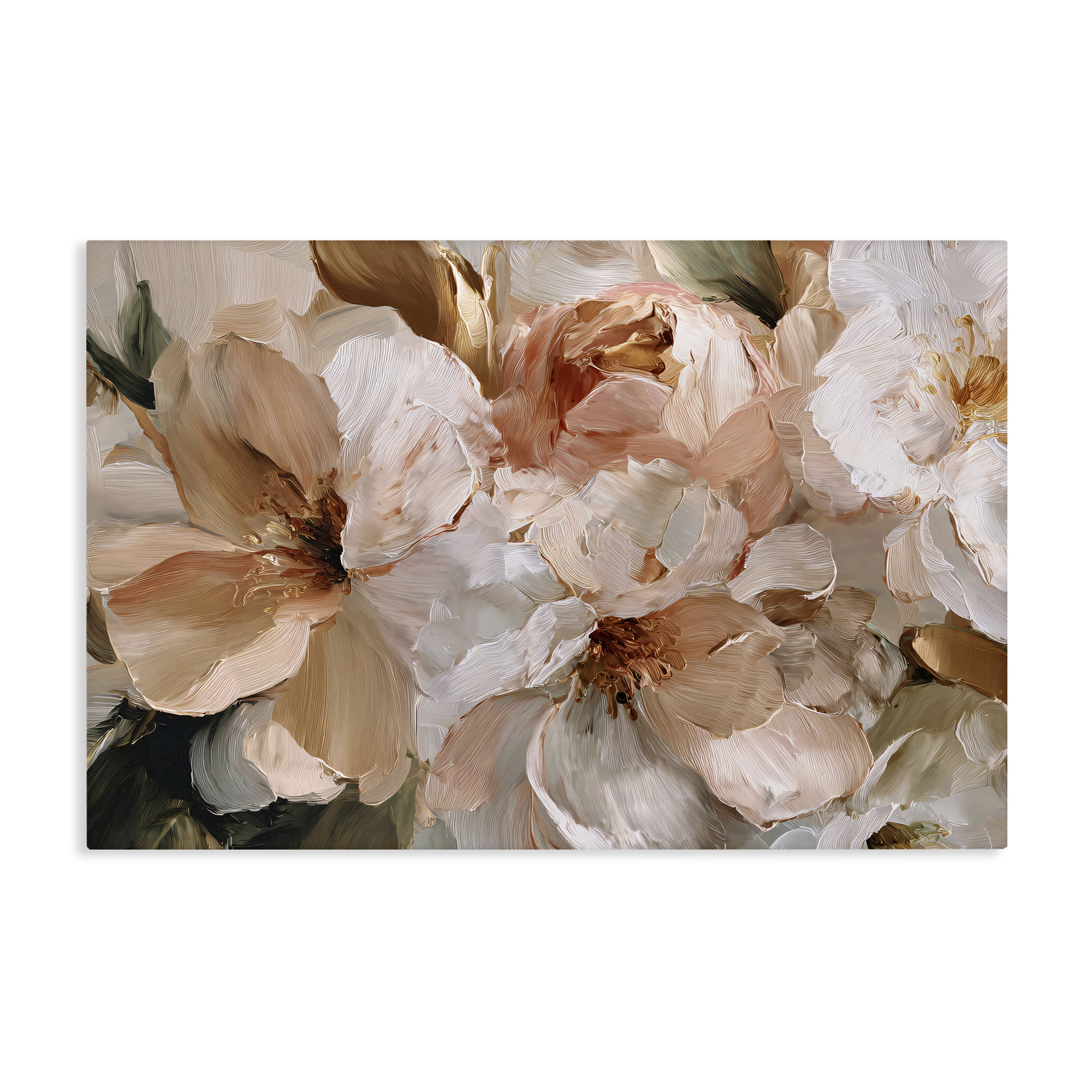 Stupell Industries Pink Brushstroke Petals Canvas Wall Art, design by Jacky Ngan