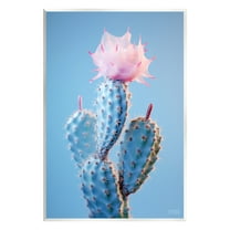 Stupell Industries Pink Budding Cactus Flowers Botanical & Floral Painting Unframed Art Print Wall Art, 10 x 15
