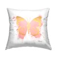 thumbnail image 1 of Stupell Industries Pink Butterfly Urban Splatter Printed Throw Pillow Design by Amanda Greenwood, 1 of 6