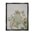 thumbnail image 1 of Stupell Industries Pink Cactus Blossoms Photograph Jet Black Floating Framed Canvas Print Wall Art, Design by Jennifer Rigsby, 1 of 6
