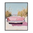thumbnail image 1 of Stupell Industries Cottage Pink Cadillac on Beach Black Framed Giclee Art, 11 x 14, by The Prints Vibe, 1 of 8