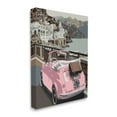 thumbnail image 1 of Stupell Industries Pink Car Cliffside Town on Waterfront Road,16 x 20,Designed by Kamdon Kreations, 1 of 2