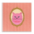 thumbnail image 1 of Stupell Industries Pink Cat Portrait Animals Painting Unframed Art Print Wall Art, 12 x 12, 1 of 8