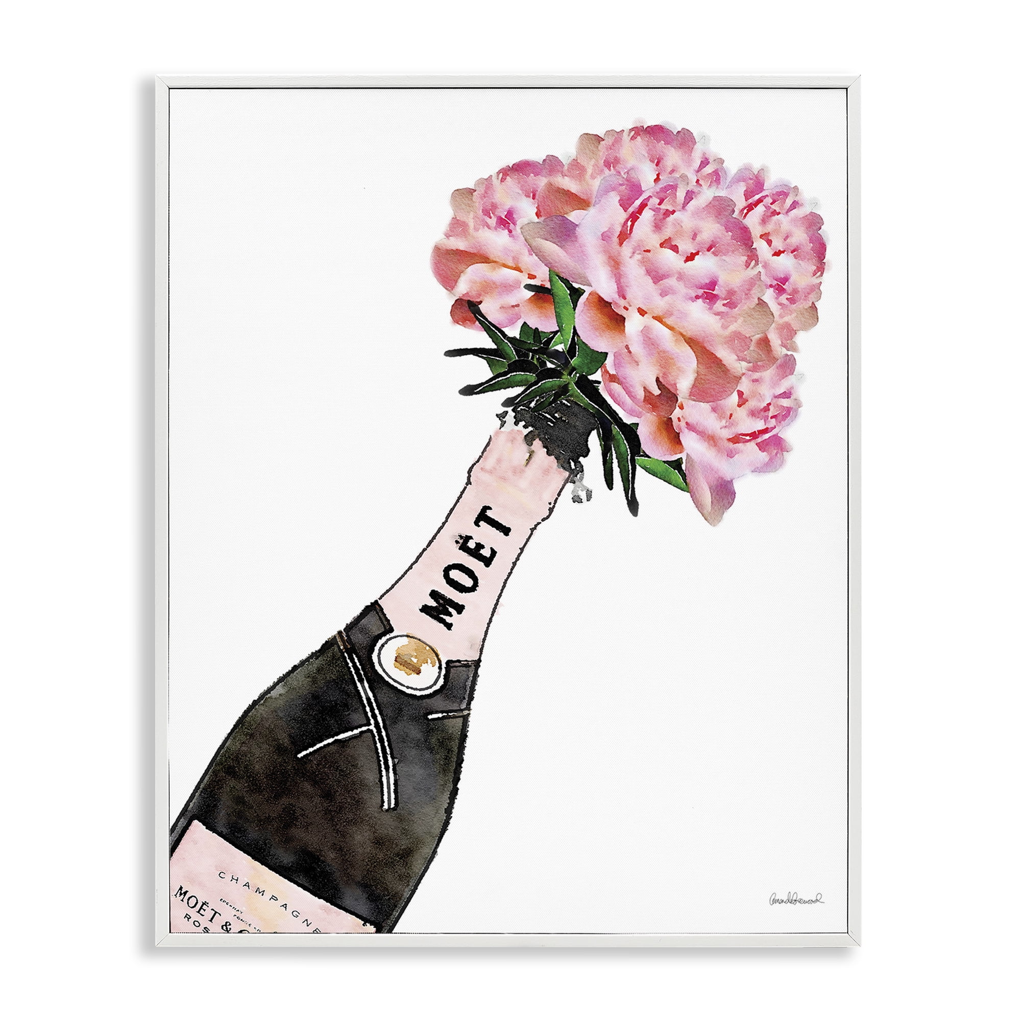 Champagne Fleur Framed Printed Art main image 1