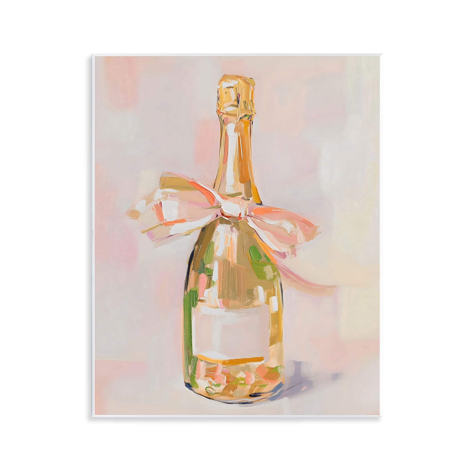 Stupell Industries Pink Champagne Celebration Wall Plaque Art, design by The Prints Vibe