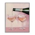 thumbnail image 1 of Stupell Industries Eclectic Pink Champagne Toast for Two Gray Framed Giclee Art, 16 x 20, by The Prints Vibe, 1 of 8