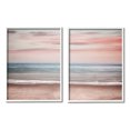 thumbnail image 1 of Stupell Industries Pink Coastal Sunset Landscape Photography White Framed Art Print Wall Art, 16 x 20, 1 of 10