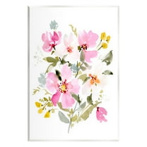 Stupell Industries Pink Cottage Blooms Botanical & Floral Painting Unframed Art Print Wall Art, 10 x 15