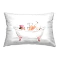 thumbnail image 1 of Stupell Industries Pink Cowgirl in Bath Decorative Printed Throw Pillow, 14 x 20, 1 of 8