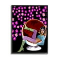 thumbnail image 1 of Stupell Industries Pink Daisy Flowers Actress Taylor Lounging Modern Chair, 24 x 30, Design by Lynnda Rakos, 1 of 5