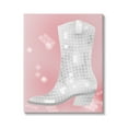 thumbnail image 1 of Stupell Industries Pink Disco Pattern Cowboy Boot Beauty & Fashion Painting Gallery Wrapped Canvas Print Wall Art, 1 of 5
