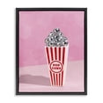 thumbnail image 1 of Stupell Industries Eclectic Pink Disco Popcorn Black Floating Frame Canvas Art, 17 x 21, by LISH Creative, 1 of 8