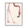 thumbnail image 1 of Stupell Industries Pink Flamingo Bending Feet Beak Detail, 24 x 30,Design by Grace Popp, 1 of 8