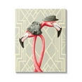 thumbnail image 1 of Stupell Industries Pink Flamingos Intertwining Vintage Hats Shapes Design Graphic Art Gallery Wrapped Canvas Print Wall Art, Design by Amelie Legault, 1 of 5