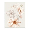 thumbnail image 1 of Stupell Industries Pink Floral Blossom Outline Petals Modern Design Wood Wall Art, 13 x 19, Design by Ros Ruseva, 1 of 5