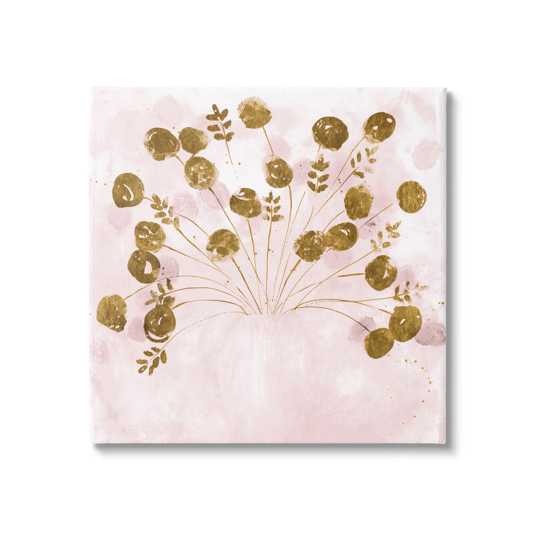 Stupell Industries Pink Floral Bouquet Arrangement Graphic Art Gallery Wrapped Canvas Print Wall Art, Design by Ruth Fromstein