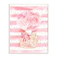 thumbnail image 1 of Stupell Industries Pink Floral Fashion Bouquet Polka Dot Stripes Design by Ziwei Li, 1 of 6