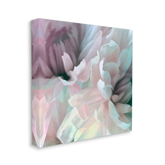Stupell Industries Pink Floral Petal Study Blush Tone Flowers, 24 x 24, Designed by David Pollard