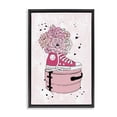 thumbnail image 1 of Stupell Industries Pink Floral Sneaker Beauty & Fashion Painting Black Floater Framed Art Print Wall Art, 17 x 25, 1 of 10