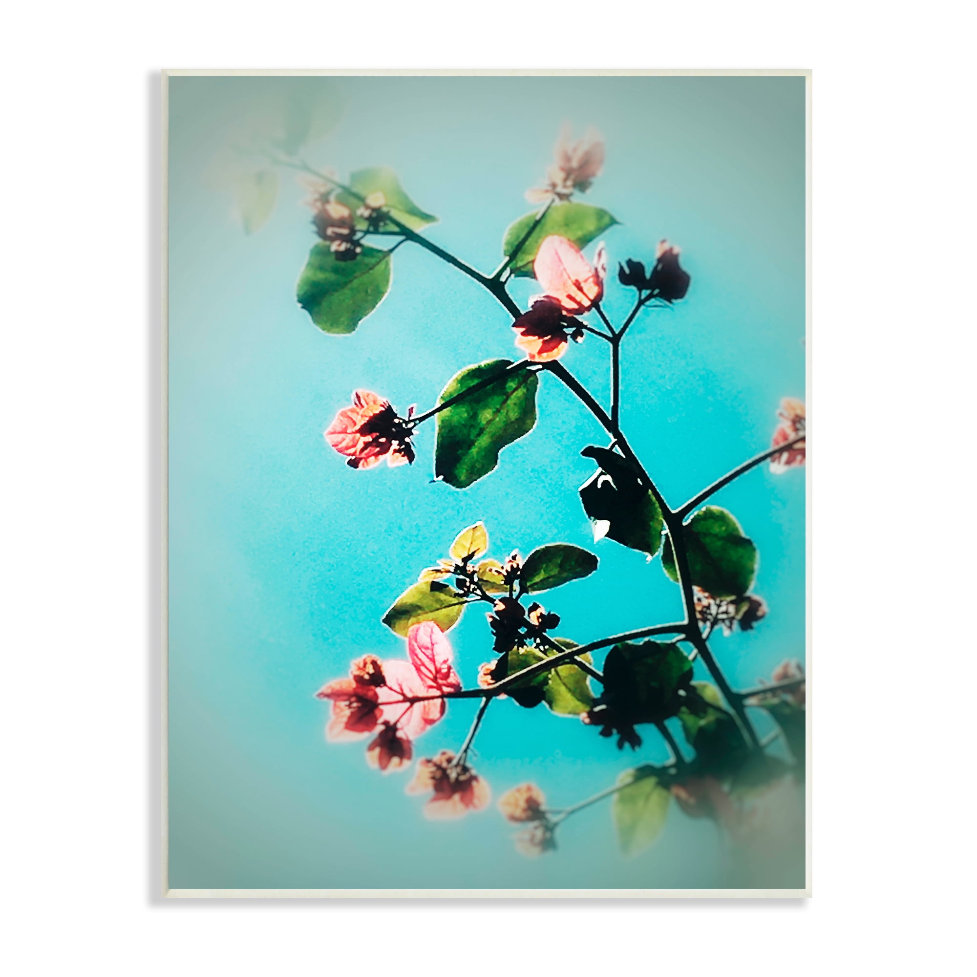 Stupell Industries Pink Florals Blossoming on Tree Branches Spring Bloom Botanical & Floral Photography Unframed Art Print Wall Art, 10 x 15