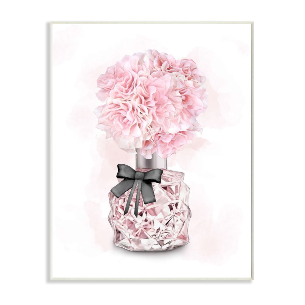 Stupell Industries Pink Flower Perfume Glam Fashion Design Graphic Art Unframed Art Print Wall Art, 13x19, by Ziwei Li