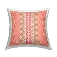 thumbnail image 1 of Stupell Industries Pink Geometric Boho Pattern Printed Throw Pillow Design by Flora Kouta, 1 of 4