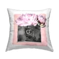 thumbnail image 1 of Stupell Industries Pink Glam Couture Perfume Flower Blossoms Design by Jennifer Paxton Parker Throw Pillow, 1 of 4