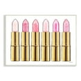 thumbnail image 1 of Stupell Industries Pink Gold Lipstick Glam Fashion Watercolor Wall Plaque by Amanda Greenwood, 1 of 6