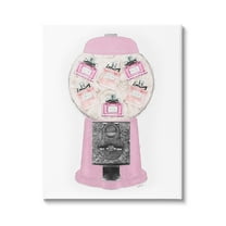 Stupell Industries Pink Gumball Machine Glam Designer Perfume Bottles Canvas Wall Art, 16 x 20, Design by Amanda Greenwood