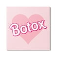 thumbnail image 1 of Stupell Industries Pink Heart Botox Inspirational Painting Gallery Wrapped Canvas Print Wall Art, 17 x 17, 1 of 8
