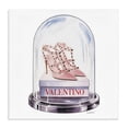 thumbnail image 1 of Stupell Industries Traditional Pink Heels in Bell Jar Canvas Art, 17 x 17, by Amanda Greenwood, 1 of 8