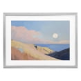 thumbnail image 1 of Stupell Industries Coastal Pink Hills At The Ocean Gray Framed Print Under Glass, 23 x 17, by Gina Kelly, 1 of 8
