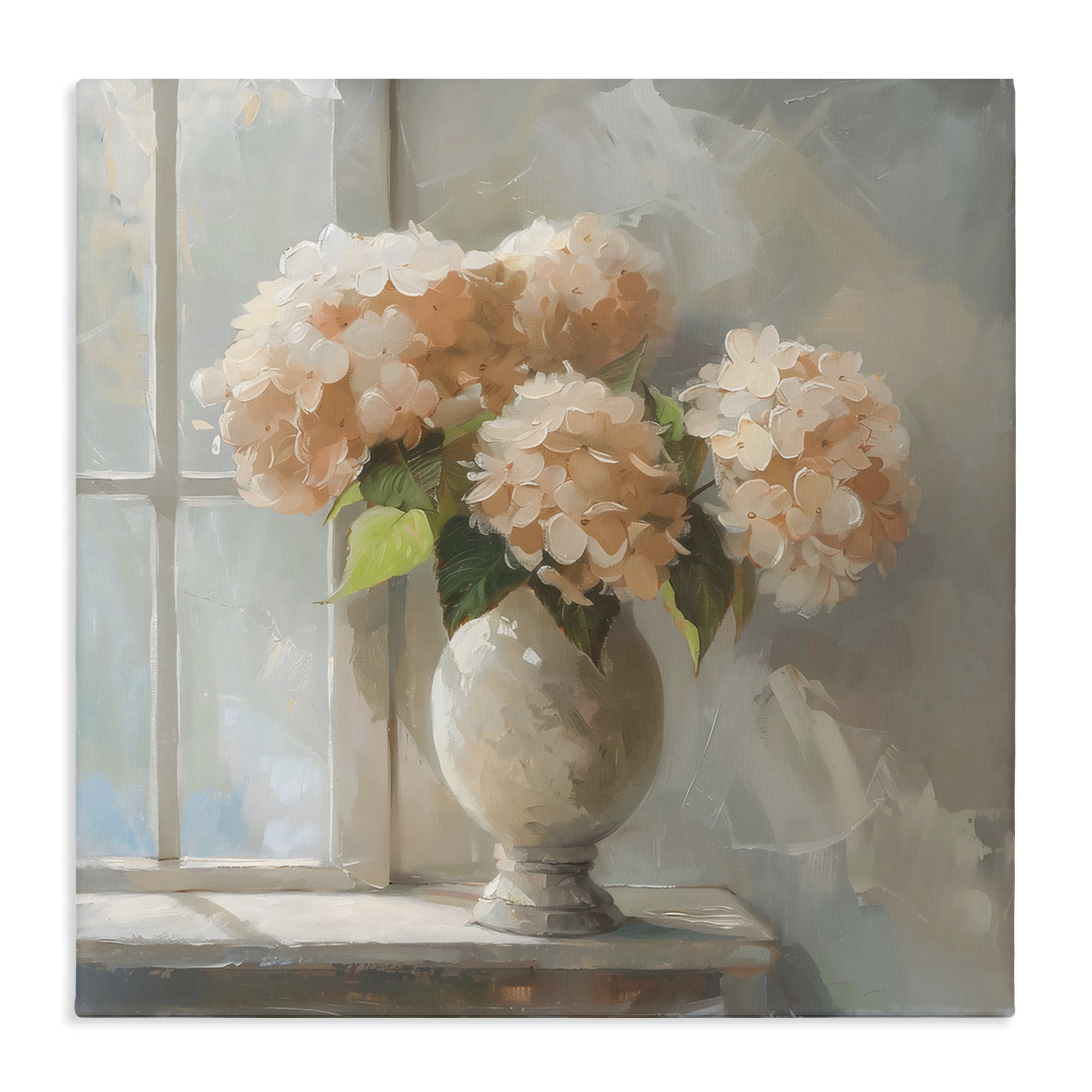 Stupell Industries Pink Hydrangea in Sunlit Vase Canvas Wall Art, design by Creative Studio