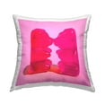 thumbnail image 1 of Stupell Industries Pink Kissing Gummy Candy Square Decorative Printed Throw Pillow, 18 x 18, 1 of 4