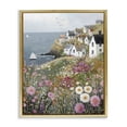 thumbnail image 1 of Stupell Industries Rustic Lodge Pink Meadow Overlooking Sailboats Gold Floating Frame Canvas Art, 25 x 31, by Riley B, 1 of 7