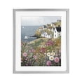 thumbnail image 1 of Stupell Industries Rustic Lodge Pink Meadow Overlooking Sailboats Gray Framed Print Under Glass, 17 x 21, by Riley B, 1 of 8
