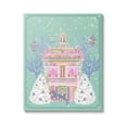 thumbnail image 1 of Stupell Industries Pink Ornate Christmas Building Graphic Art Gallery Wrapped Canvas Print Wall Art, Design by Melissa Wang, 1 of 7