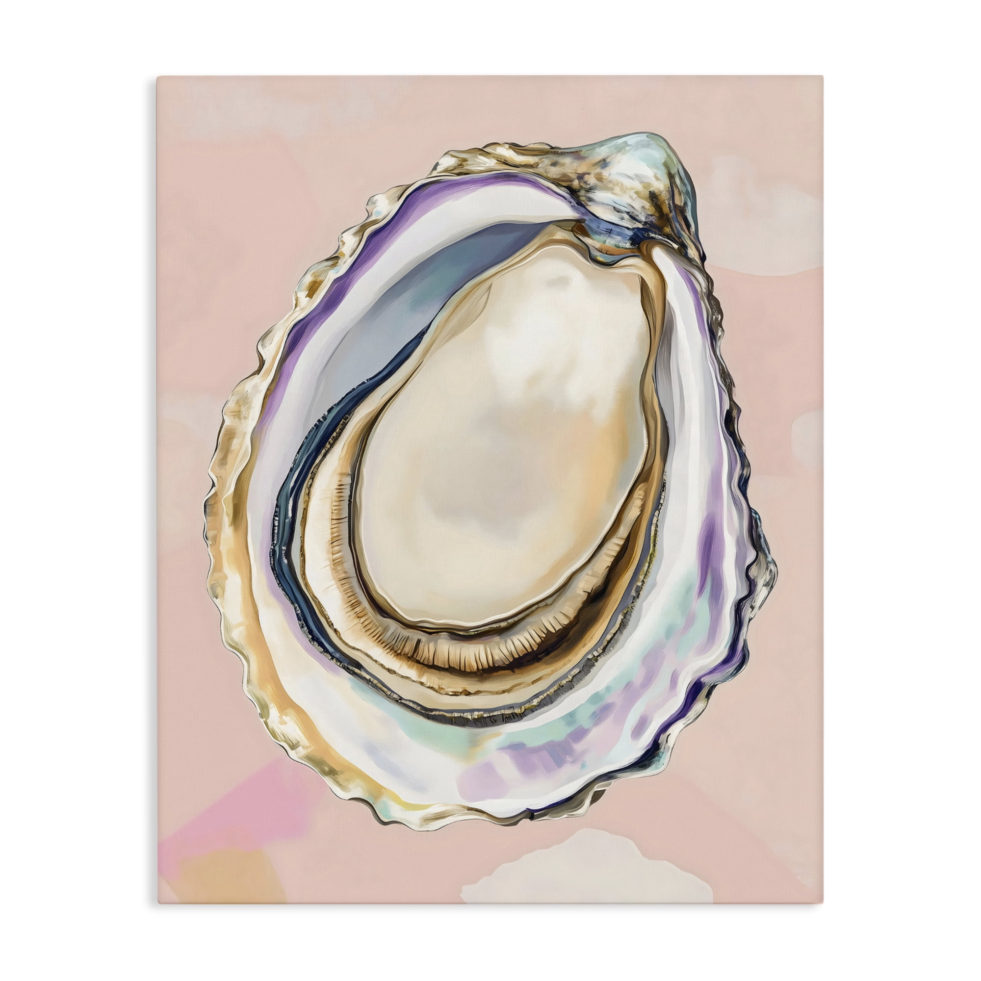 Stupell Industries Pink Oyster Shell Elegance Canvas Wall Art, design by The Prints Vibe