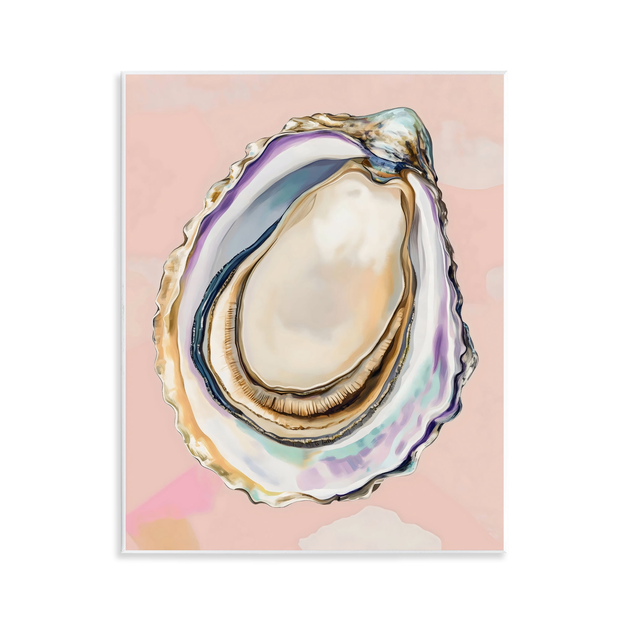 Stupell Industries Pink Oyster Shell Elegance Wall Plaque Art, design by The Prints Vibe