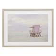 thumbnail image 1 of Stupell Industries Pink Paradise Beach Birch Framed Print Under Glass design by Seven Trees Design, 17 x 23, 1 of 10