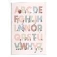 thumbnail image 1 of Stupell Industries Pink Pastel Alphabet Chart Botanical & Floral Painting Unframed Art Print Wall Art, 13 x 19, 1 of 7