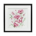 thumbnail image 1 of Stupell Industries Pink Province Poppies Black Framed Print Under Glass design by Paul Brent, 13 x 13, 1 of 10